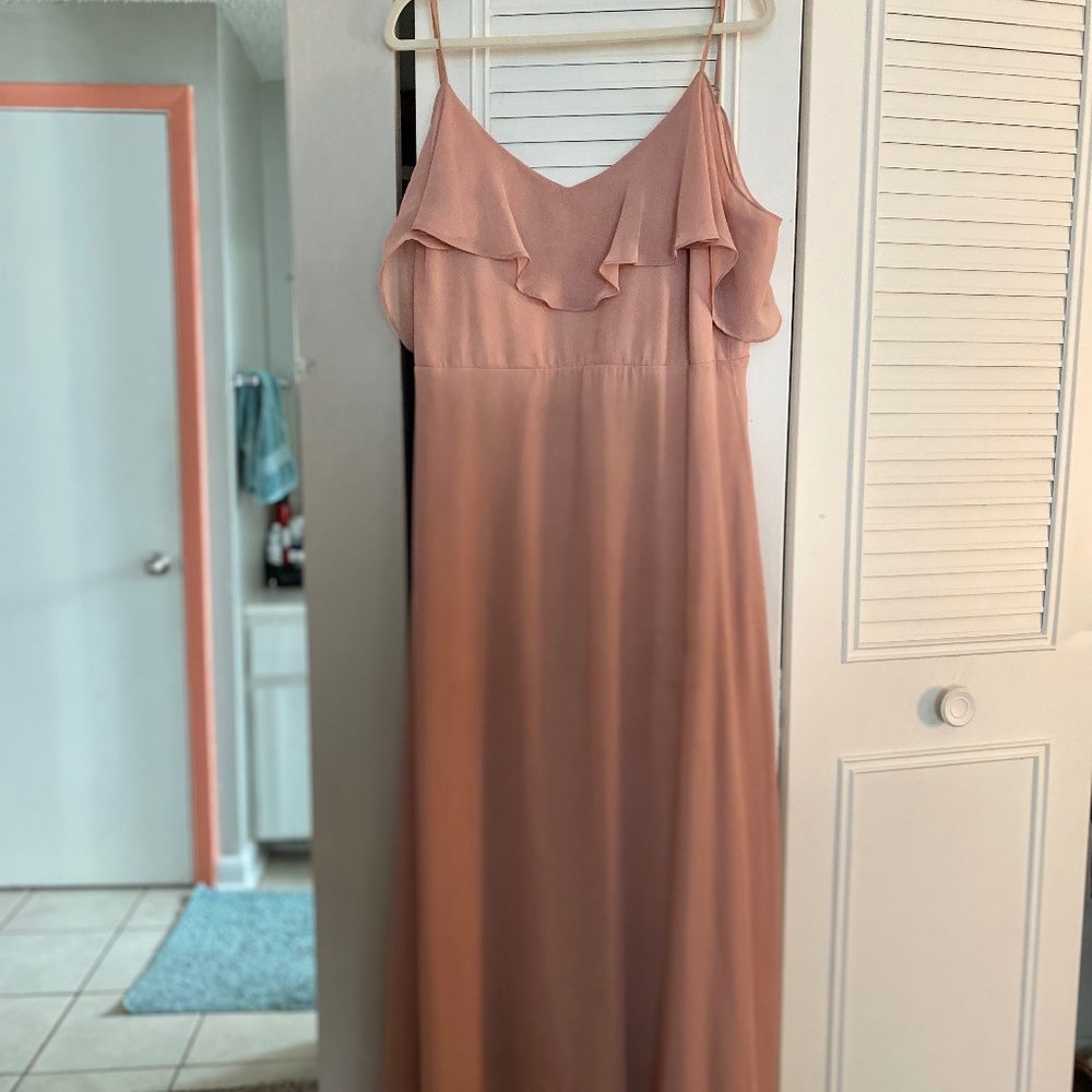 Dusty Pink Bridesmaid Dress